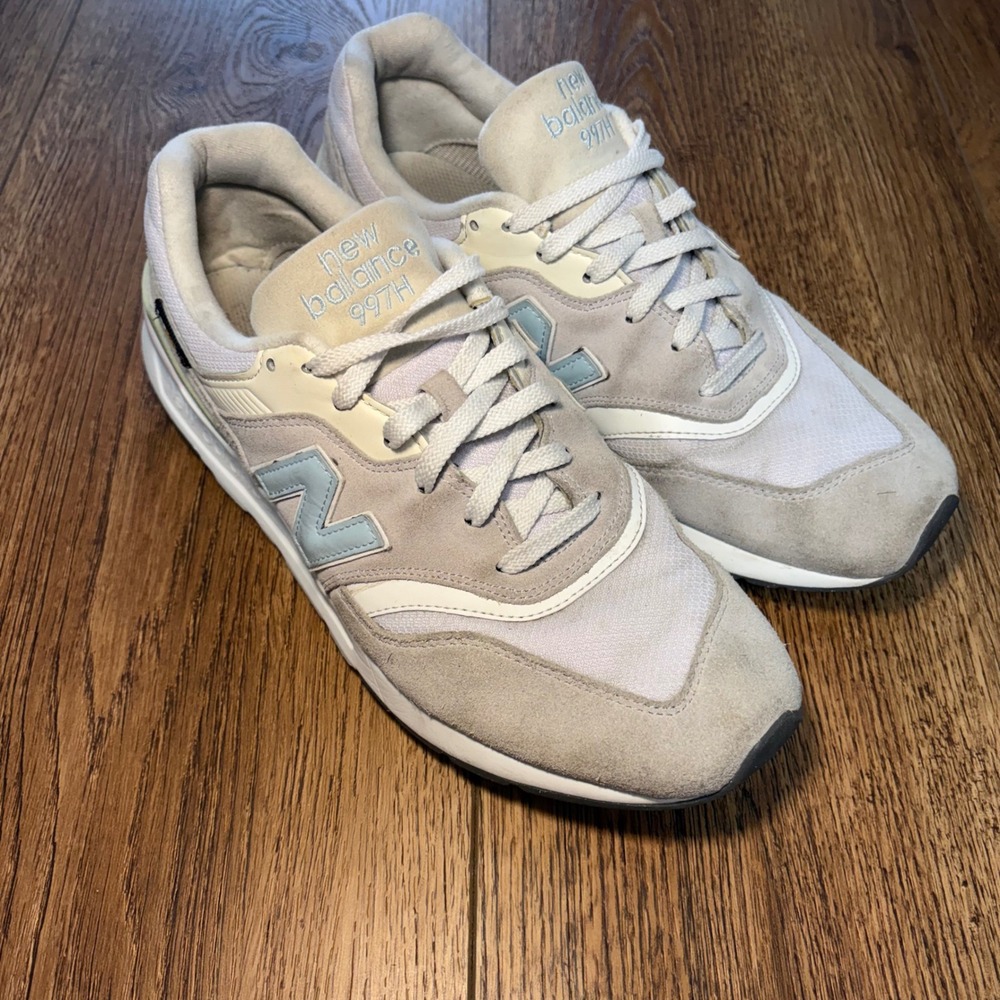 New Balance Cordura Gray Light Blue Sneakers Womens 11.5 B Mens 10 B CW997HSE